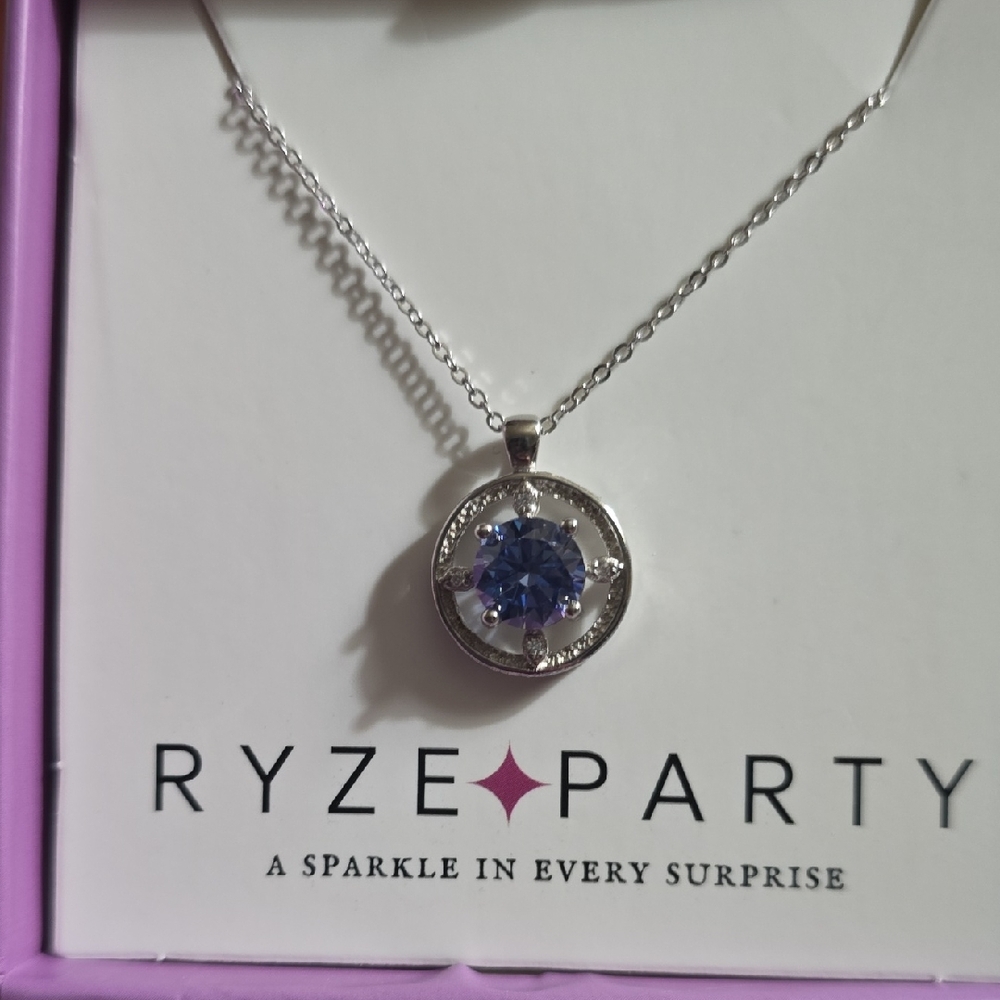 New With Box Ryze Sterling Silver Necklace.